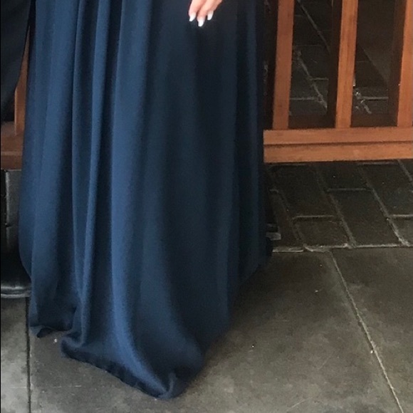 Long navy dress - Picture 3 of 6